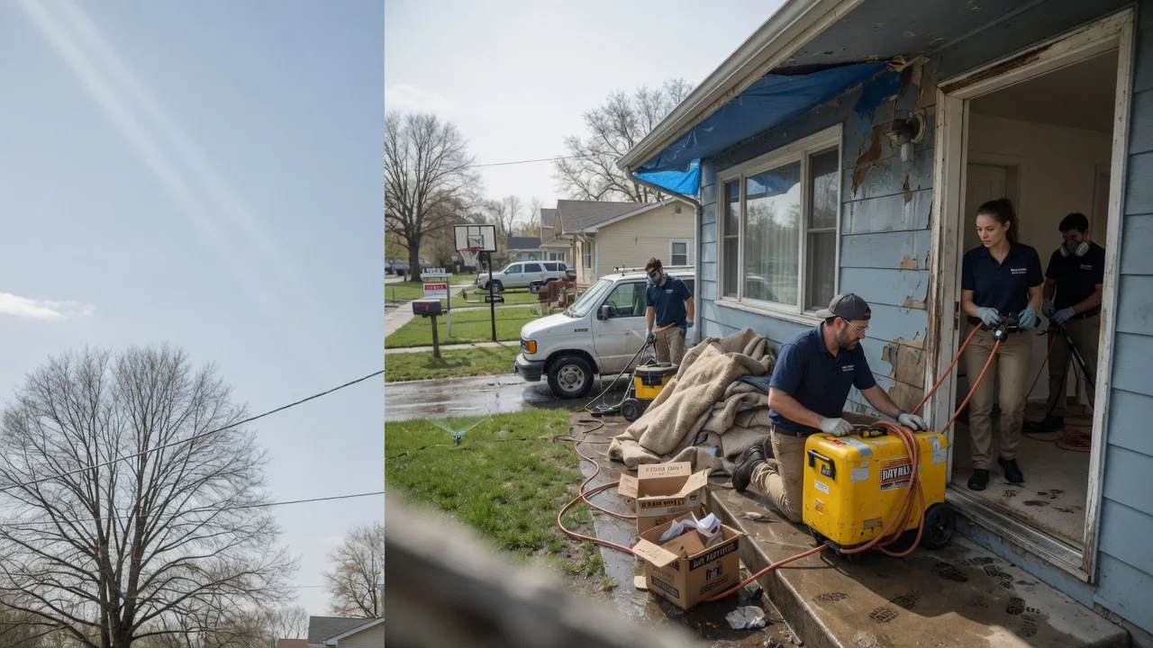 Basement Flood Cleanup in Salem, OH near me